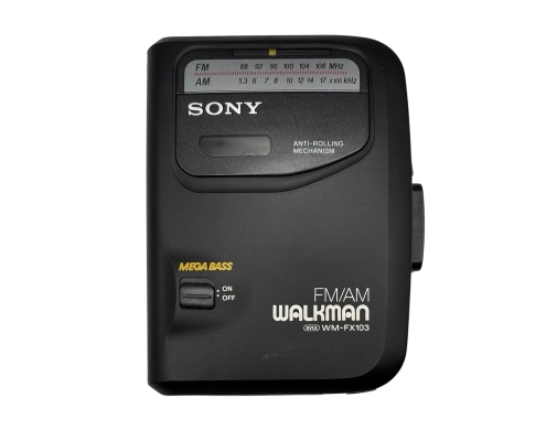 索尼磁带机随身听WM-FX103
